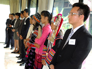 卒業生代表の祝辞