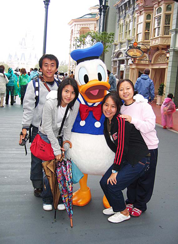 来日した子供たち