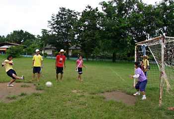 白熱の女子サッカー