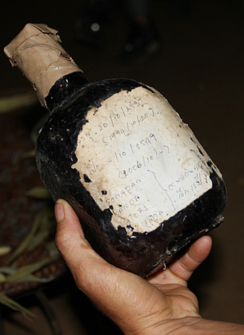 これが１５年物の焼酎 