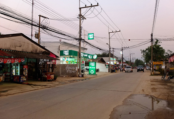 普段の道路風景