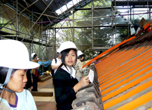 特別に工事現場見学