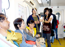 ﾃﾞｨｽﾞﾆｰﾗﾝﾄﾞへ向かう