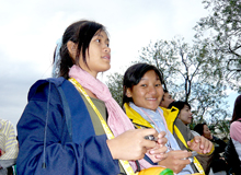 ﾊﾟﾚｰﾄﾞ待ちのﾒｰ・ﾅﾙﾓﾝ