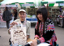 似顔絵書き＆ﾓﾘﾗｯﾄ