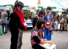 袋に絵を描くﾓﾘﾗｯﾄ