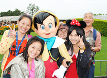 ピノキオと記念撮影