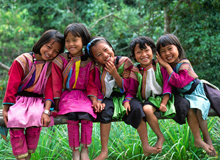 リス族の子供たち