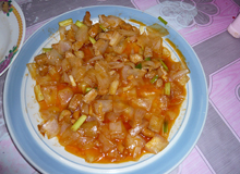 野菜炒めナッツ入り