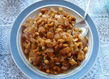 ナッツ入り炒め物