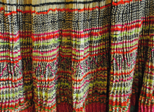 ろうけつ染めのスカート